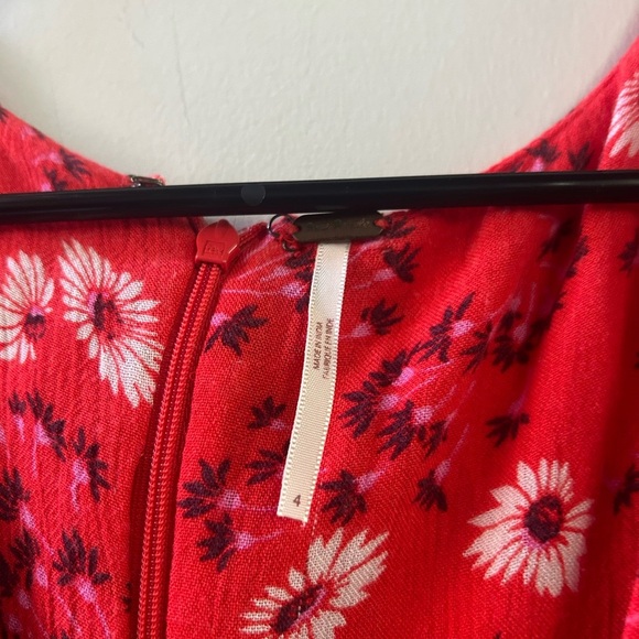 Free people ditsy floral romper dress 4 - Picture 4 of 5